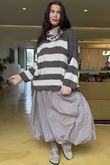 Big Softie Block Stripe Cobain Knit Mocha